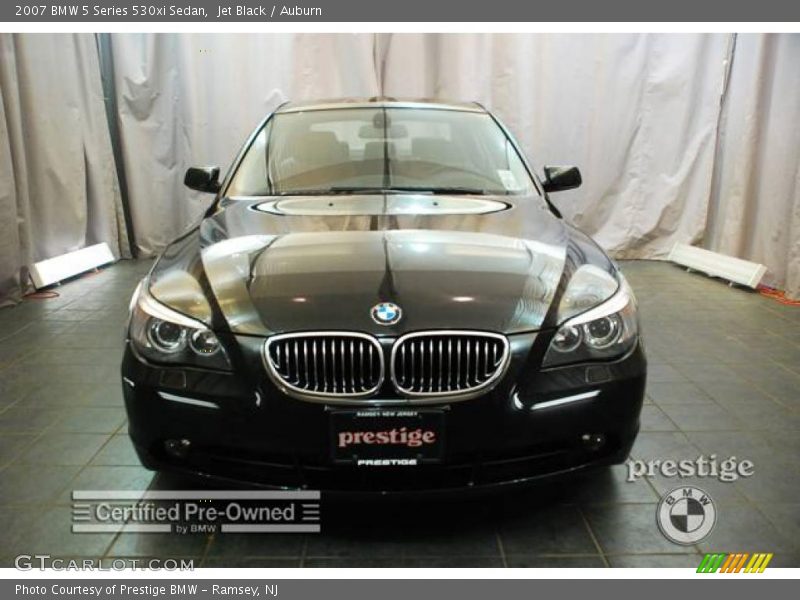 Jet Black / Auburn 2007 BMW 5 Series 530xi Sedan