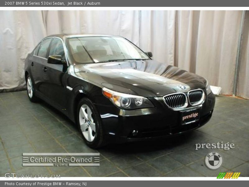 Jet Black / Auburn 2007 BMW 5 Series 530xi Sedan