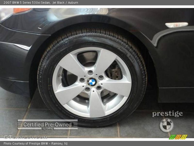 Jet Black / Auburn 2007 BMW 5 Series 530xi Sedan