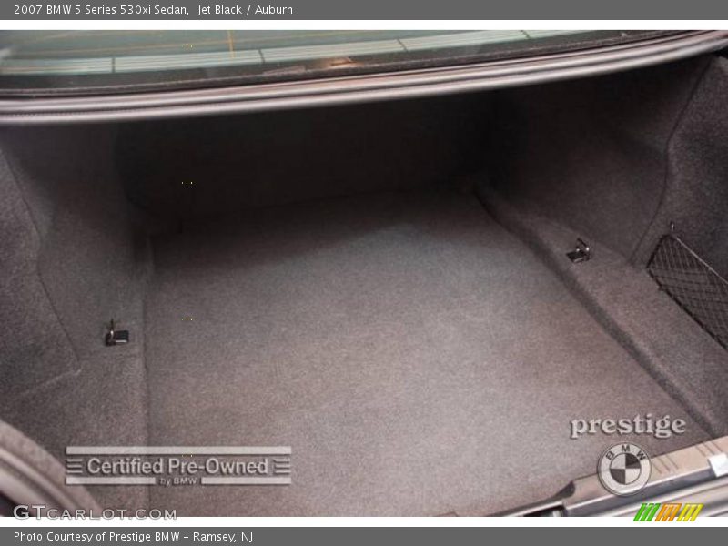 Jet Black / Auburn 2007 BMW 5 Series 530xi Sedan