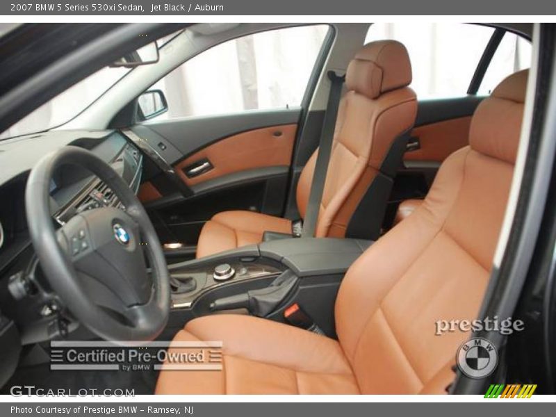 Jet Black / Auburn 2007 BMW 5 Series 530xi Sedan