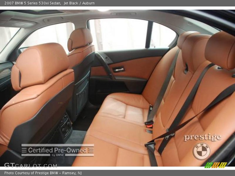 Jet Black / Auburn 2007 BMW 5 Series 530xi Sedan
