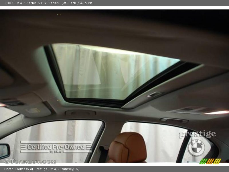 Jet Black / Auburn 2007 BMW 5 Series 530xi Sedan
