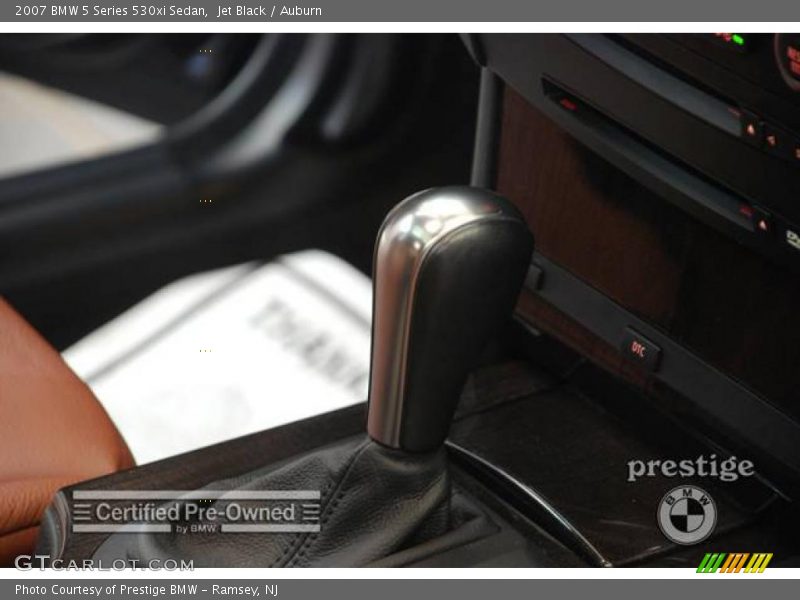 Jet Black / Auburn 2007 BMW 5 Series 530xi Sedan