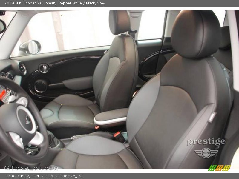 Pepper White / Black/Grey 2009 Mini Cooper S Clubman