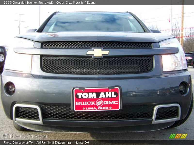Cyber Gray Metallic / Ebony 2009 Chevrolet Equinox Sport AWD