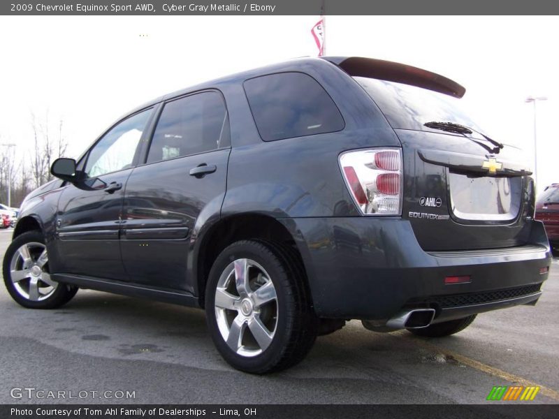 Cyber Gray Metallic / Ebony 2009 Chevrolet Equinox Sport AWD