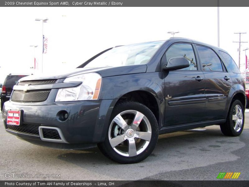 Cyber Gray Metallic / Ebony 2009 Chevrolet Equinox Sport AWD