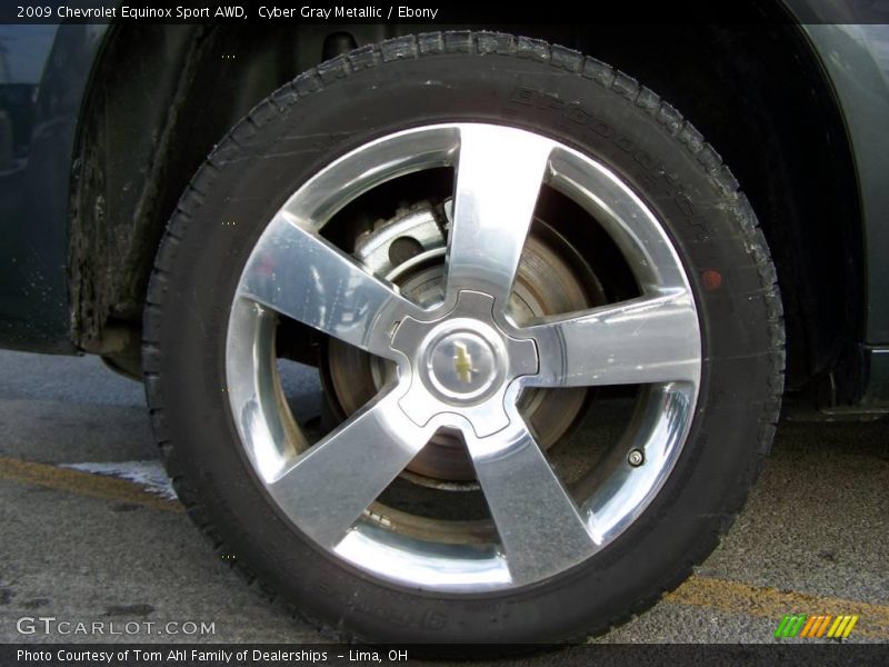 Cyber Gray Metallic / Ebony 2009 Chevrolet Equinox Sport AWD