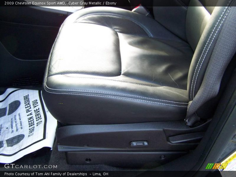 Cyber Gray Metallic / Ebony 2009 Chevrolet Equinox Sport AWD