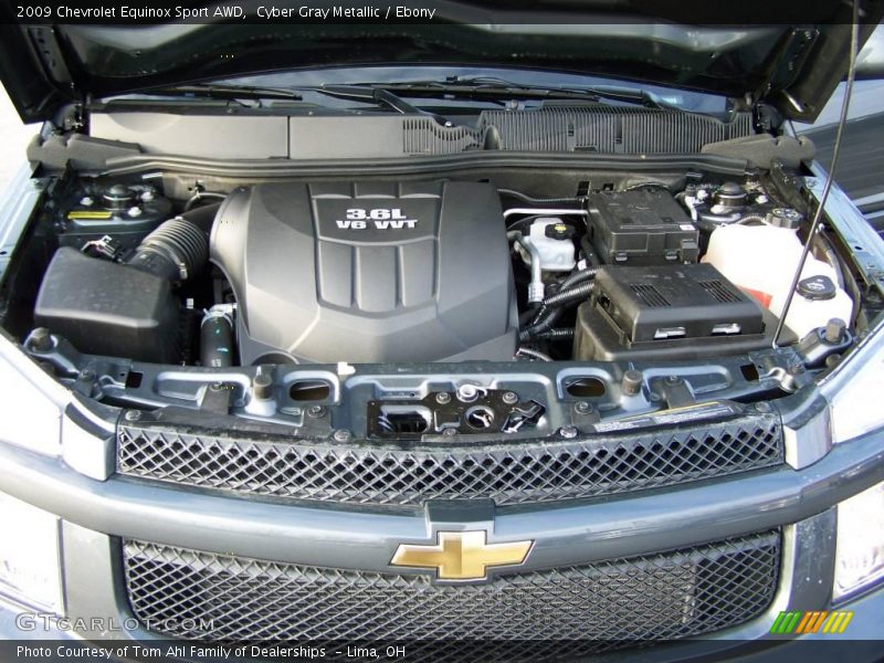 Cyber Gray Metallic / Ebony 2009 Chevrolet Equinox Sport AWD