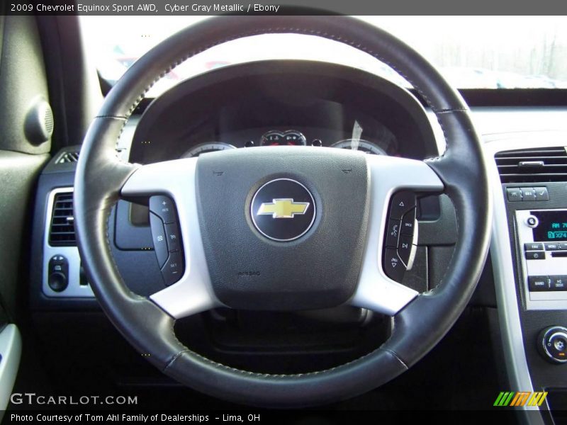 Cyber Gray Metallic / Ebony 2009 Chevrolet Equinox Sport AWD