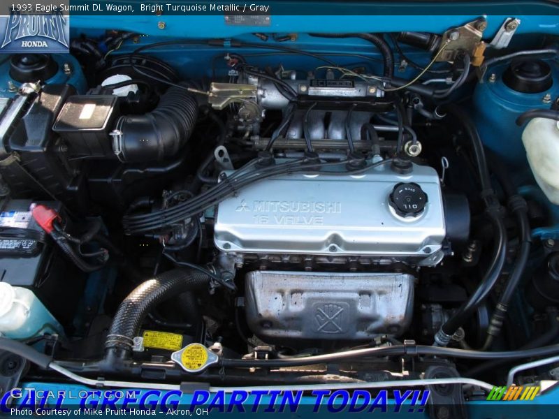 Bright Turquoise Metallic / Gray 1993 Eagle Summit DL Wagon