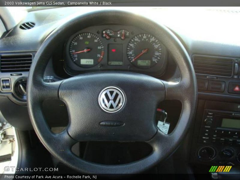 Campanella White / Black 2003 Volkswagen Jetta GLS Sedan