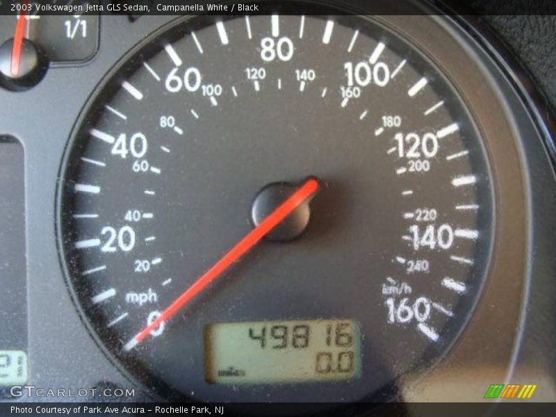 Campanella White / Black 2003 Volkswagen Jetta GLS Sedan