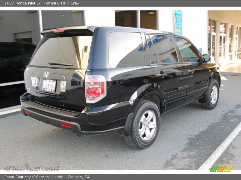 Formal Black / Gray 2007 Honda Pilot LX