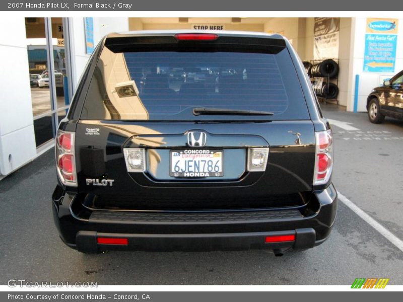 Formal Black / Gray 2007 Honda Pilot LX