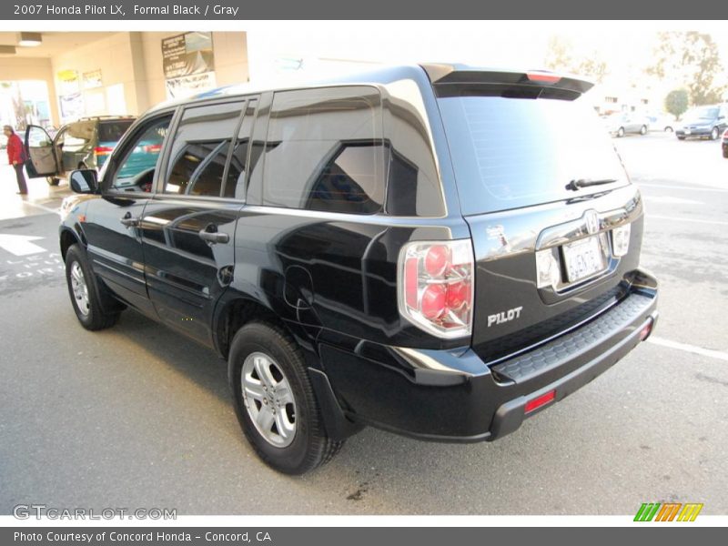 Formal Black / Gray 2007 Honda Pilot LX