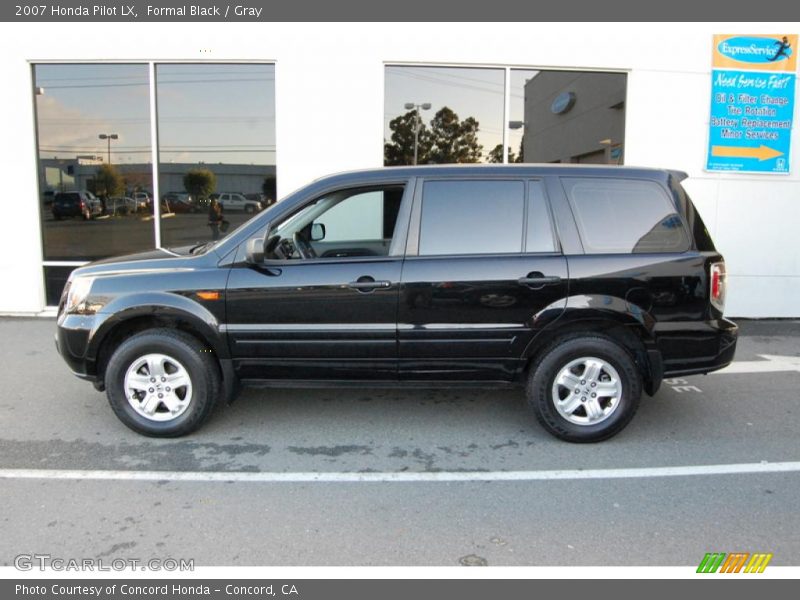 Formal Black / Gray 2007 Honda Pilot LX