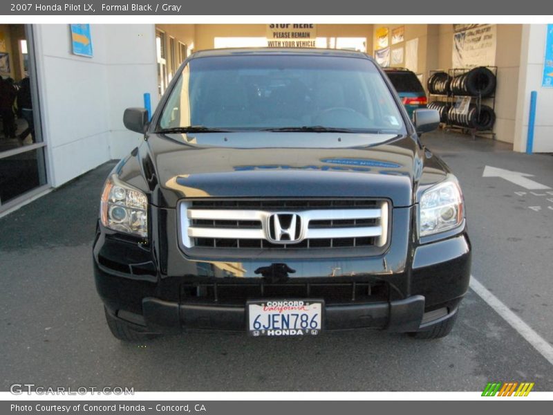 Formal Black / Gray 2007 Honda Pilot LX