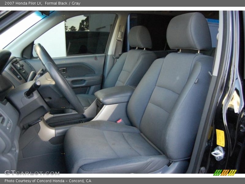 Formal Black / Gray 2007 Honda Pilot LX