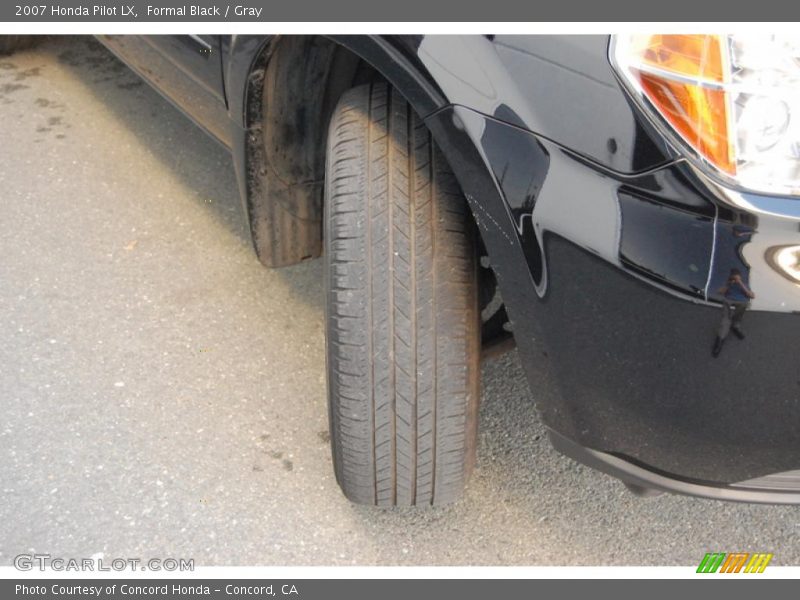 Formal Black / Gray 2007 Honda Pilot LX