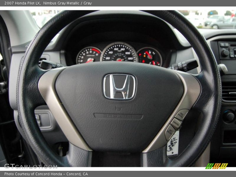 Nimbus Gray Metallic / Gray 2007 Honda Pilot LX