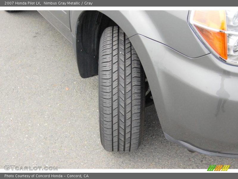 Nimbus Gray Metallic / Gray 2007 Honda Pilot LX