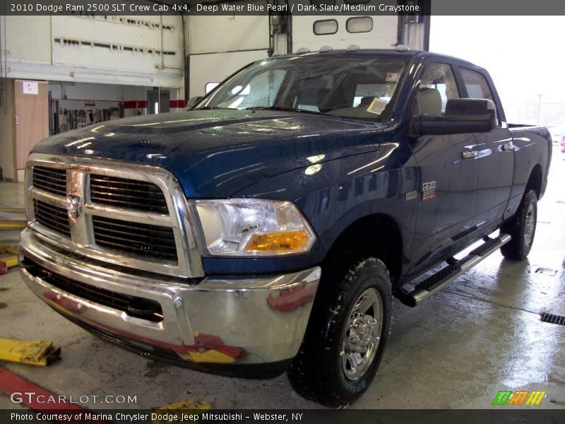 Deep Water Blue Pearl / Dark Slate/Medium Graystone 2010 Dodge Ram 2500 SLT Crew Cab 4x4