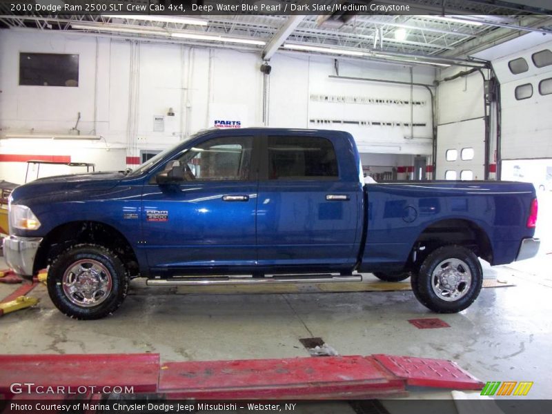 Deep Water Blue Pearl / Dark Slate/Medium Graystone 2010 Dodge Ram 2500 SLT Crew Cab 4x4