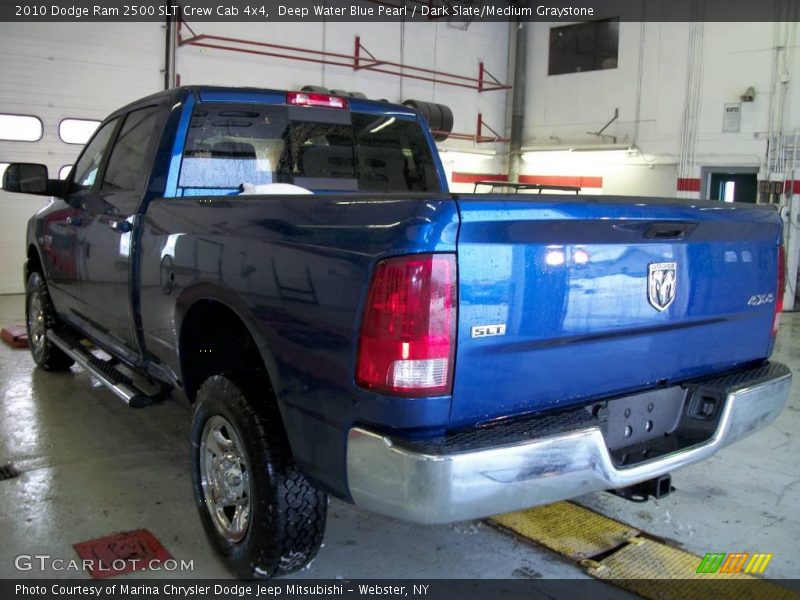 Deep Water Blue Pearl / Dark Slate/Medium Graystone 2010 Dodge Ram 2500 SLT Crew Cab 4x4