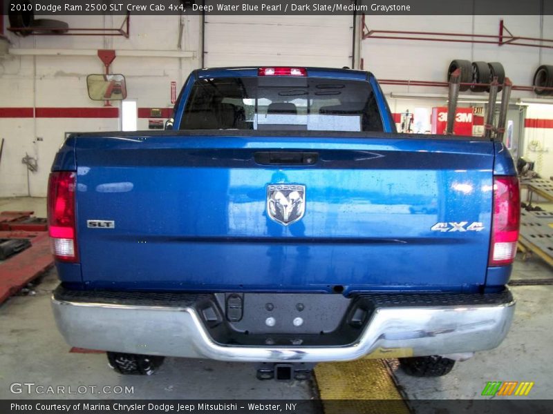 Deep Water Blue Pearl / Dark Slate/Medium Graystone 2010 Dodge Ram 2500 SLT Crew Cab 4x4