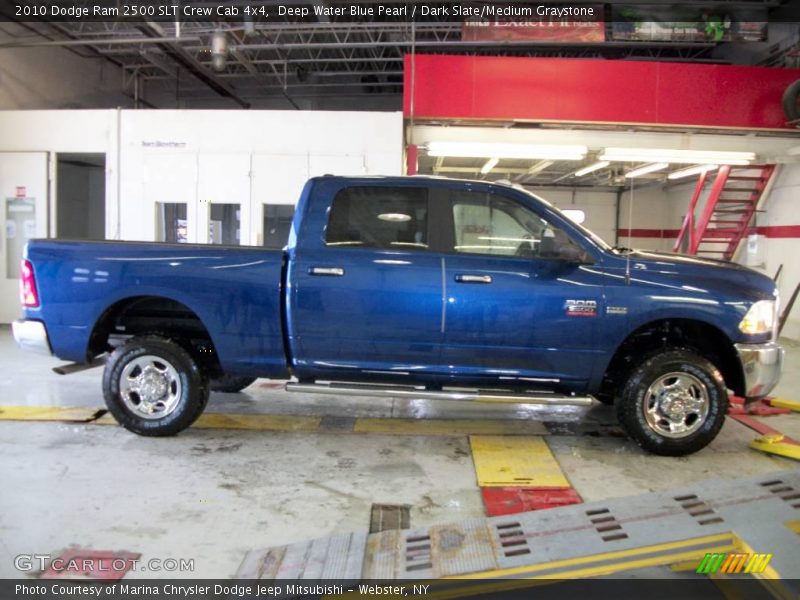 Deep Water Blue Pearl / Dark Slate/Medium Graystone 2010 Dodge Ram 2500 SLT Crew Cab 4x4