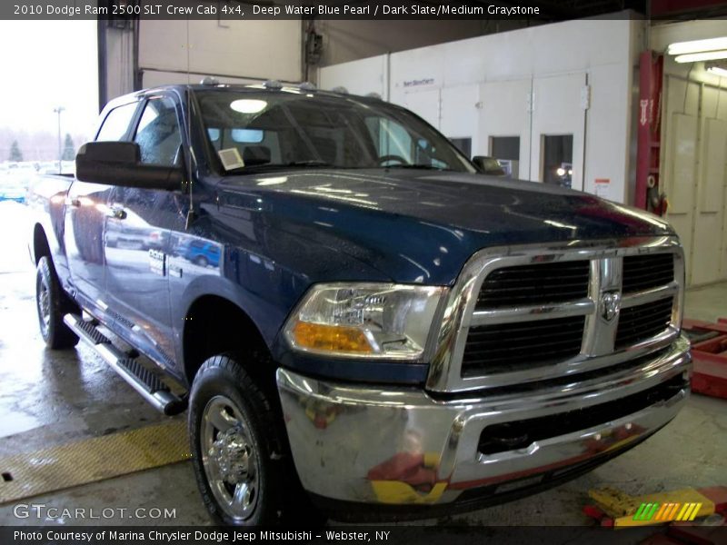 Deep Water Blue Pearl / Dark Slate/Medium Graystone 2010 Dodge Ram 2500 SLT Crew Cab 4x4