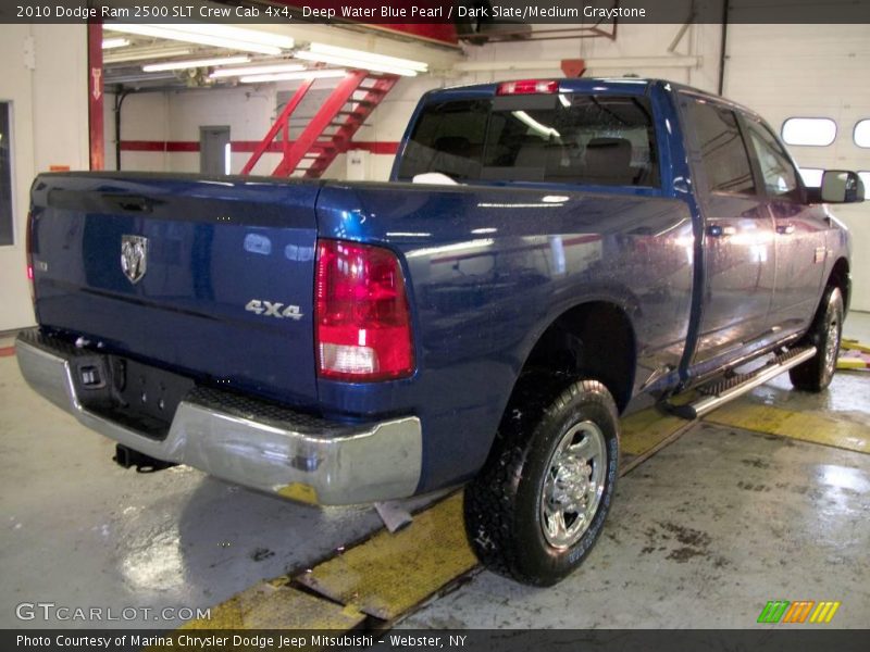 Deep Water Blue Pearl / Dark Slate/Medium Graystone 2010 Dodge Ram 2500 SLT Crew Cab 4x4