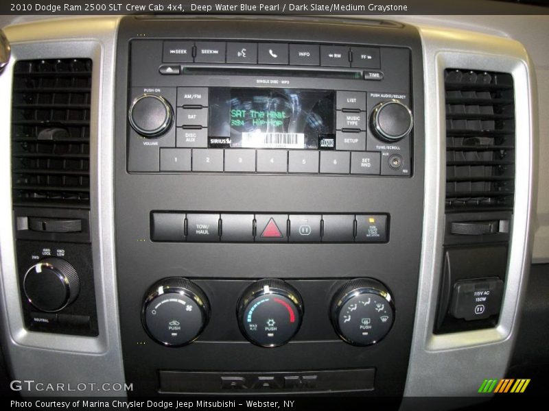 Deep Water Blue Pearl / Dark Slate/Medium Graystone 2010 Dodge Ram 2500 SLT Crew Cab 4x4