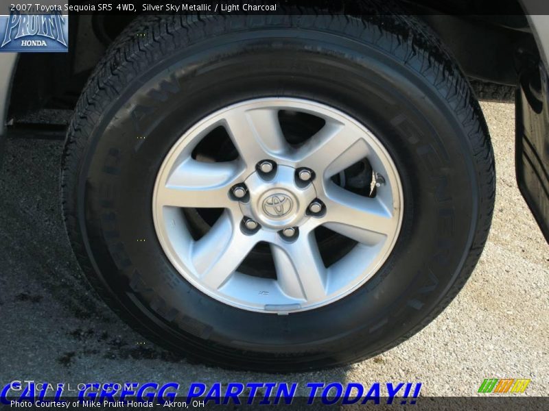 Silver Sky Metallic / Light Charcoal 2007 Toyota Sequoia SR5 4WD