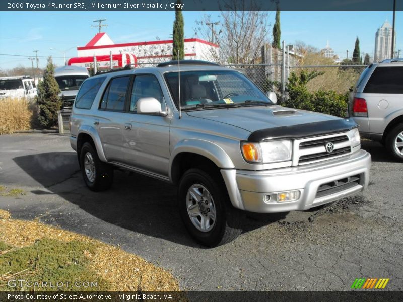 Millennium Silver Metallic / Gray 2000 Toyota 4Runner SR5