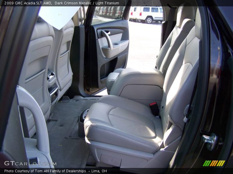 Dark Crimson Metallic / Light Titanium 2009 GMC Acadia SLT AWD