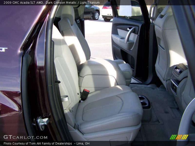 Dark Crimson Metallic / Light Titanium 2009 GMC Acadia SLT AWD