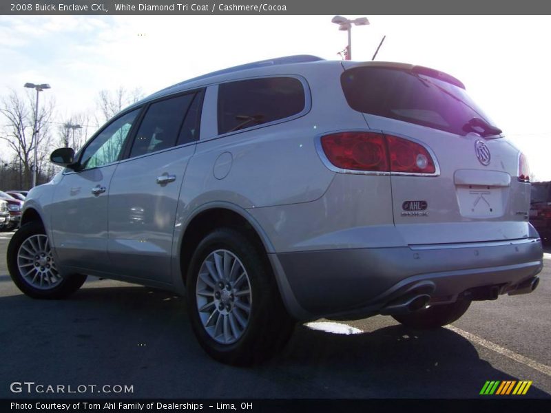 White Diamond Tri Coat / Cashmere/Cocoa 2008 Buick Enclave CXL