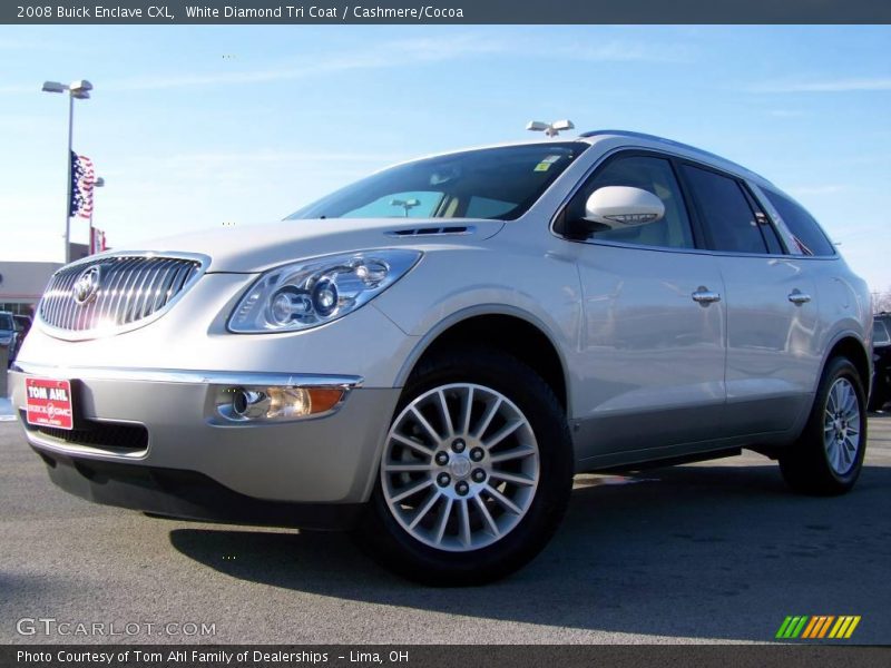 White Diamond Tri Coat / Cashmere/Cocoa 2008 Buick Enclave CXL