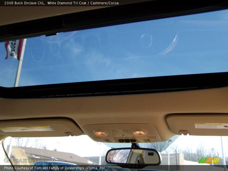 White Diamond Tri Coat / Cashmere/Cocoa 2008 Buick Enclave CXL