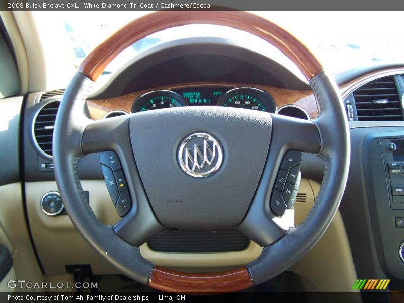 White Diamond Tri Coat / Cashmere/Cocoa 2008 Buick Enclave CXL
