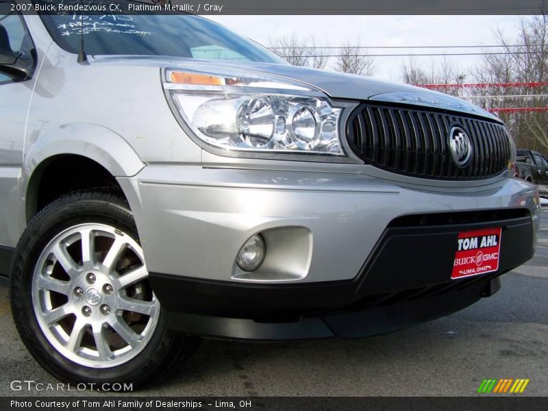 Platinum Metallic / Gray 2007 Buick Rendezvous CX