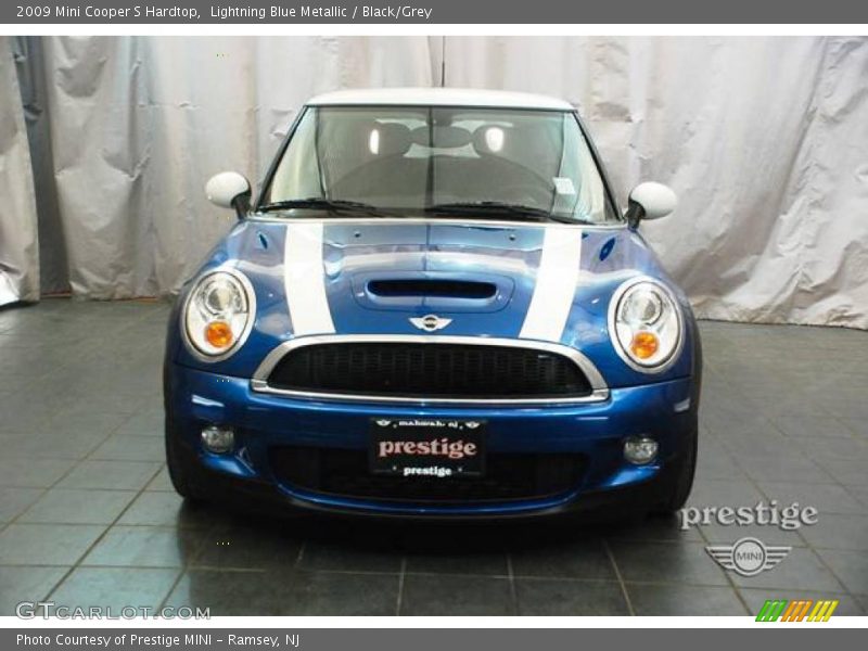 Lightning Blue Metallic / Black/Grey 2009 Mini Cooper S Hardtop