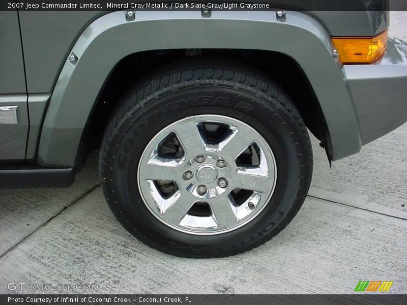 Mineral Gray Metallic / Dark Slate Gray/Light Graystone 2007 Jeep Commander Limited