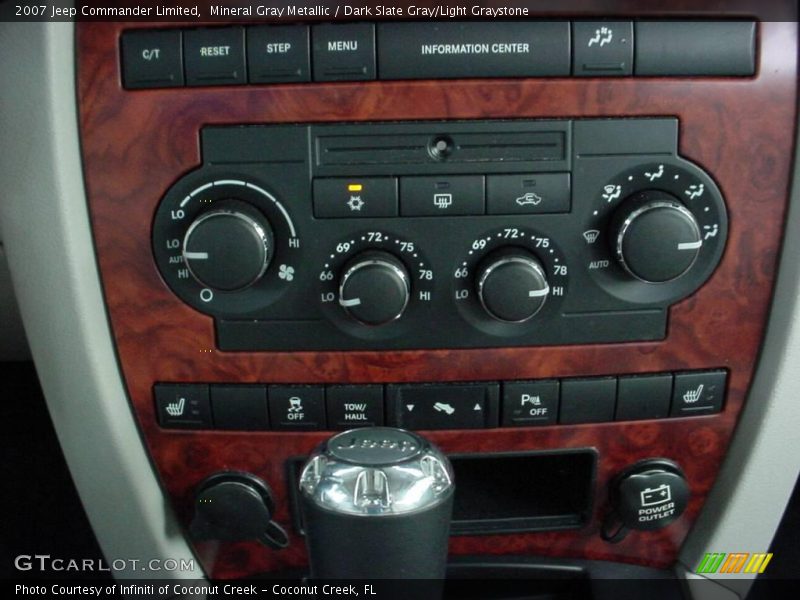 Mineral Gray Metallic / Dark Slate Gray/Light Graystone 2007 Jeep Commander Limited
