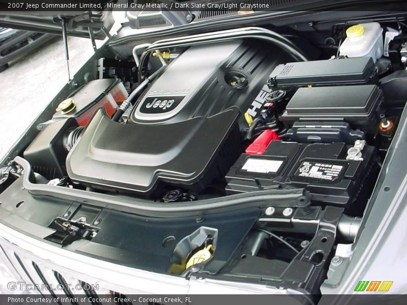 Mineral Gray Metallic / Dark Slate Gray/Light Graystone 2007 Jeep Commander Limited