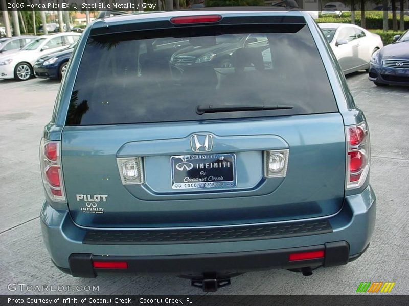 Steel Blue Metallic / Gray 2006 Honda Pilot EX-L